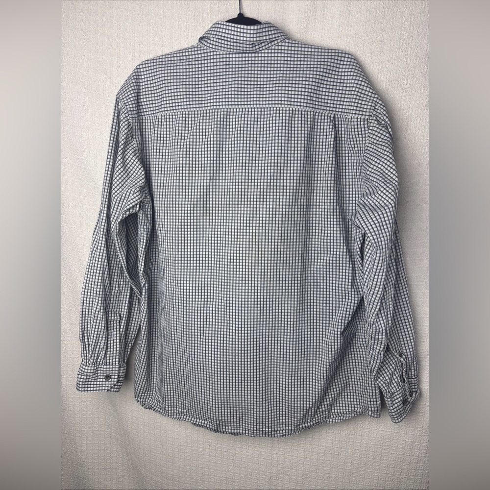 Columbia Men's Black and White Checkered‎ Shirt - Picture 4 of 10